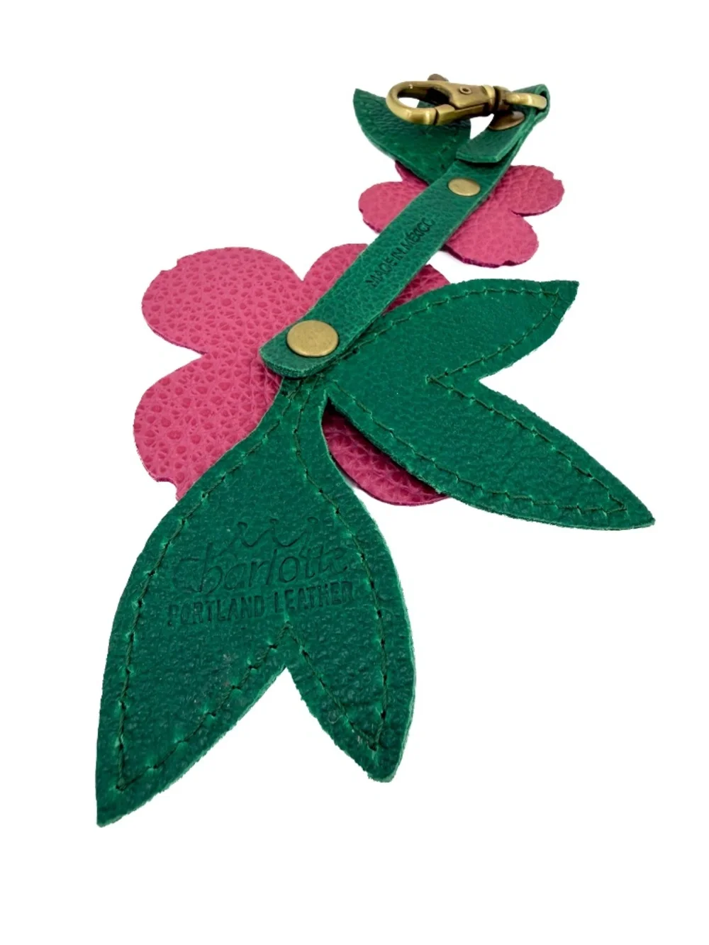Charlotte, NC Dogwood Flower Flair in Wild Rose Portland Leather Goods